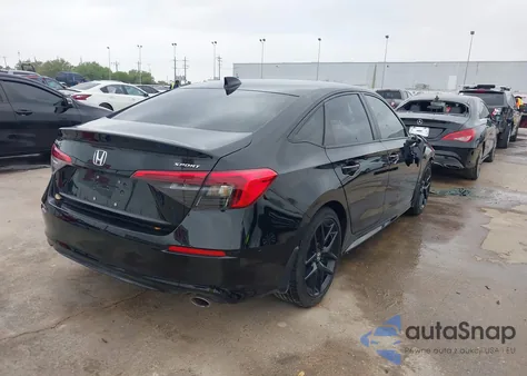 2023 Honda Civic Sport из США, поврежденный, VIN 2HGFE2F51PH514487